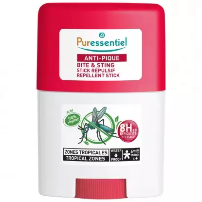 Stick répulsif Anti-Pique Puressentiel - Zones tropicales - 75ml