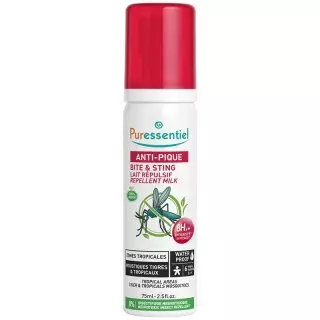 Lait répulsif Anti-Pique Puressentiel - Zones tropicales - 75ml