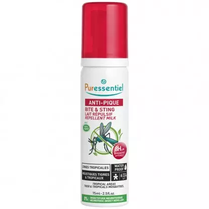 Lait répulsif Anti-Pique Puressentiel - Zones tropicales - 75ml