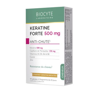 Biocyte Kératine forte anti-chute - 40 gélules