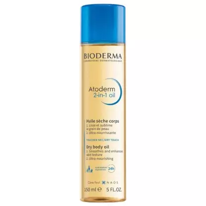 Huile sèche corps Atoderm 2-in-1 Oil Bioderma - Visage et corps - 150ml
