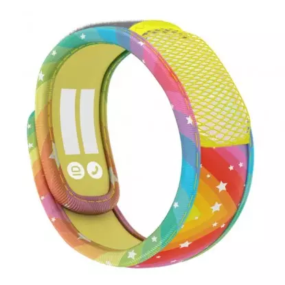 Bracelet anti-moustiques Rainbow Parakito kids + 2 recharges