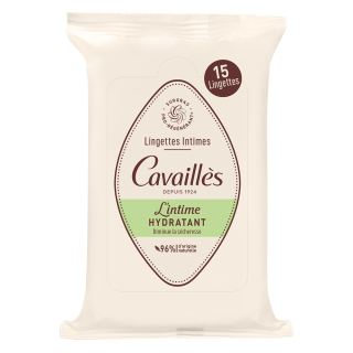 Lingettes intimes hydratantes Rogé Cavaillès x 15 lingettes