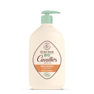 Gel bain douche huile de Macadamia Bio Rogé Cavaillès - Visage et corps - 1L