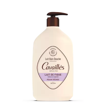 Gel bain douche Lait de Figue Rogé Cavaillès - Peaux les plus sèches - 1L