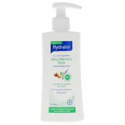 Gel lavant quotidien Naturellement Doux Hydralin - Hygiène intime - 200ml