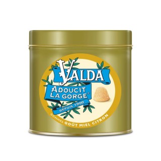Gommes goût miel citron Valda - Sensation de fraîcheur - 140g