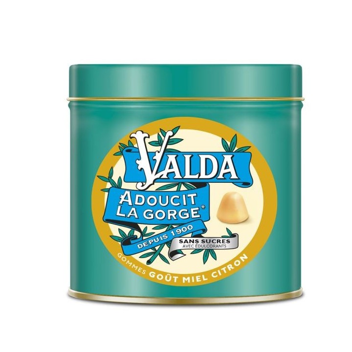 Gommes goût miel citron sans sucres Valda - 140g
