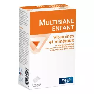 Pileje Biane enfants vitamines et minéraux - 20 sachets