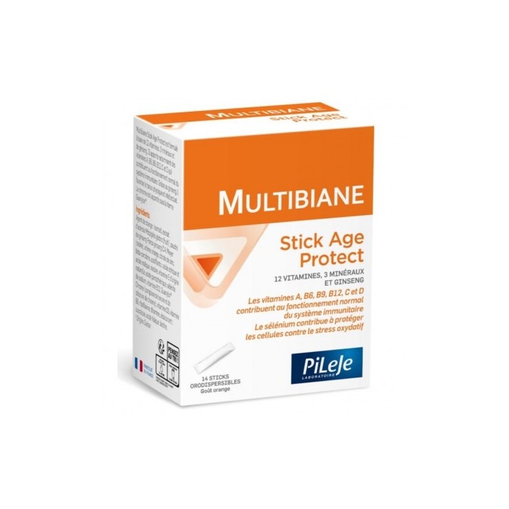 Pileje Multibiane Age Protect - 14 Sticks orodispersibles