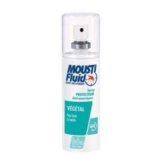 Spray protecteur anti-moustiques végétal Moustifluid - Répulsif - 75ml