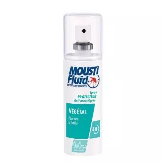 Spray protecteur anti-moustiques végétal Moustifluid - Répulsif - 75ml