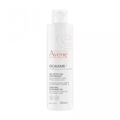 Gel nettoyant assainissant Cicalfate+ Avène - Peaux sensibles irritées - 200ml