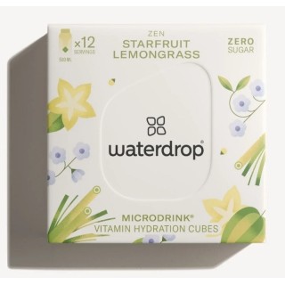 Microdrink ZEN Waterdrop - Carambole/Thé blanc/Citronnelle - 12 cubes
