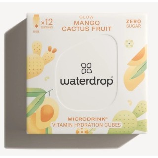 Microdrink GLOW Waterdrop - Saveur Mangue/Figue de Barbarie - 12 cubes