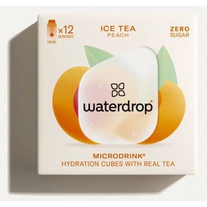 Microdrink THÉ GLACÉ PÊCHE Waterdrop - 12 cubes à dissoudre