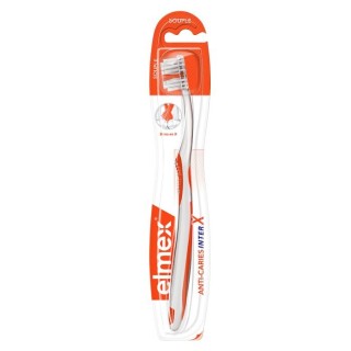 Brosse à dents souple Anti-caries InterX Elmex - Hygiène dentaire