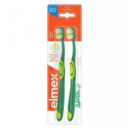 Brosse à dents 6-12 ans souple Elmex - Hygiène dentaire - X2