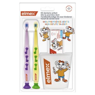Kit dentaire enfant Elmex - Hygiène bucco-dentaire dès la première dent