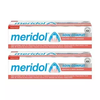 Dentifrice soin complet gencives & dents sensibles Méridol - Lot 2 x 75ml