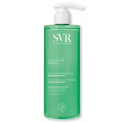 Gel lavant déodorant fraîcheur intense Spirial Déo-Douche SVR - 400ml