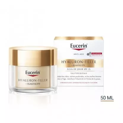 Soin de jour SPF15 Hyaluron-Filler + Elasticity Eucerin - 50ml