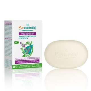 Shampoing solide quotidien Bio Poudoux Puressentiel - Anti-poux - 60g