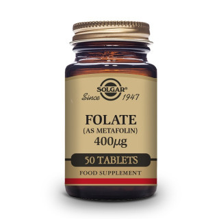 Metafolin® 400 µg Solgar - Vitamine B9 - 50 comprimés