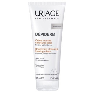 Crème mousse nettoyante éclat Dépiderm Uriage - Teint terne - 100ml