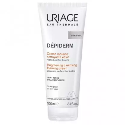 Crème mousse nettoyante éclat Dépiderm Uriage - Teint terne - 100ml