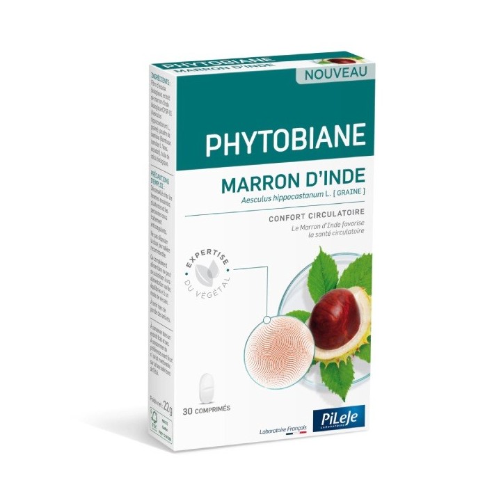 Phytobiane Marron d'Inde Pileje - Santé circulatoire - 30 comprimés