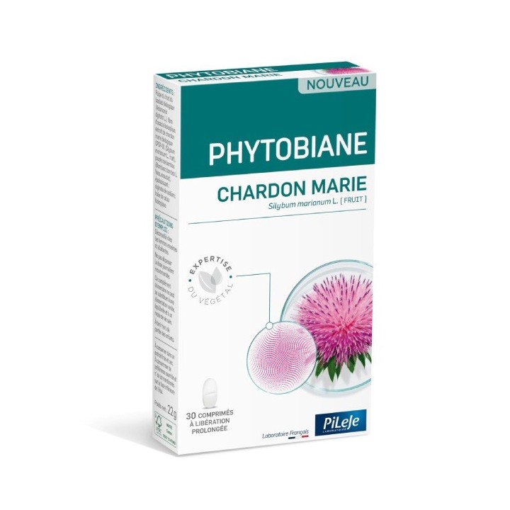 Phytobiane Chardon Marie Pileje - Confort digestif - 30 comprimés