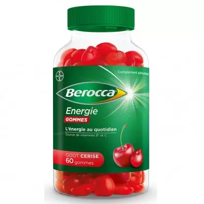 Berocca Énergie Gomme cerise - 60 gommes