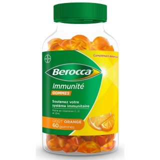 Berocca Immunité Gomme orange - 60 gommes