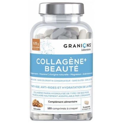Collagène+ Beauté Cookie Granions - Beauté de la peau - 120 comprimés