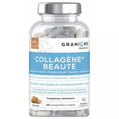 Collagène+ Beauté Cookie Granions - Beauté de la peau - 120 comprimés