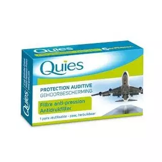 Quies Protection Auditive Avion 2 Paires