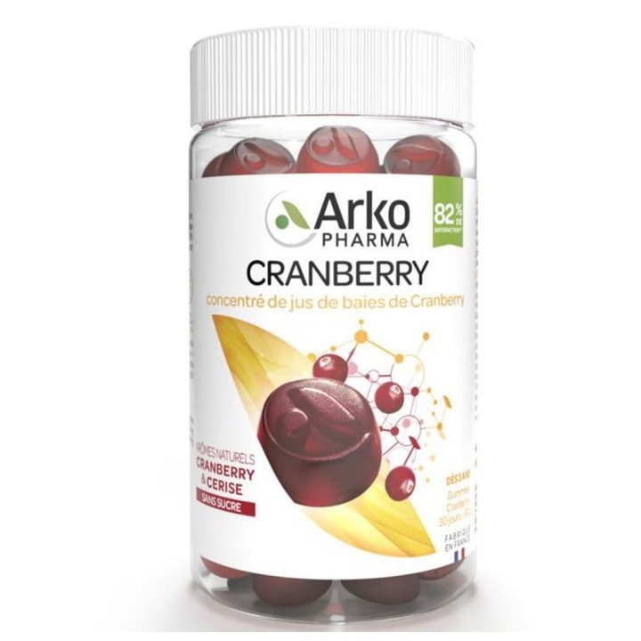 Gummies Phyto Cranberry Arkopharma - Confort urinaire - 60 gummies
