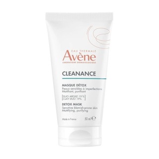 Masque détox Cleanance Avène - Peaux grasses à imperfection - 50ml