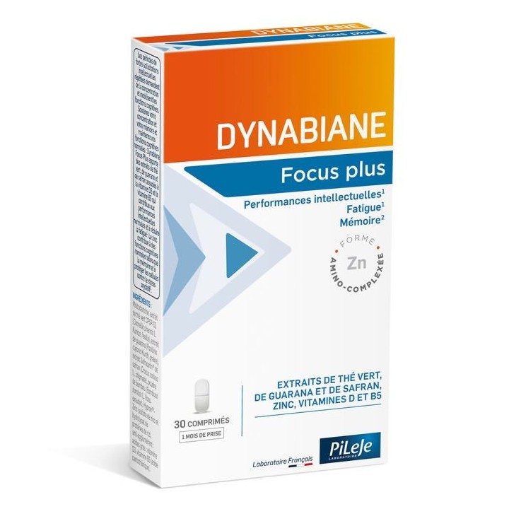 Dynabiane Focus Pileje - Performances intellectuelles - 30 comprimés