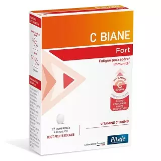 C Biane Fort Pileje - Système immunitaire - 12 comprimés à croquer