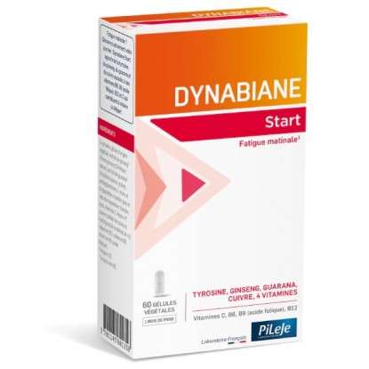 Dynabiane Start Pileje - Réduit la fatigue matinale - 60 gélules