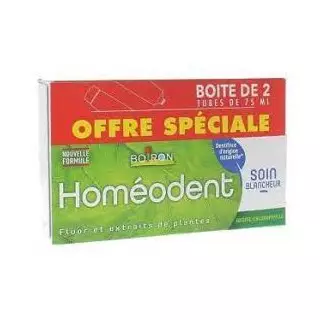 Homeodent dentifrice Chlorophylle lot de 2x75ml
