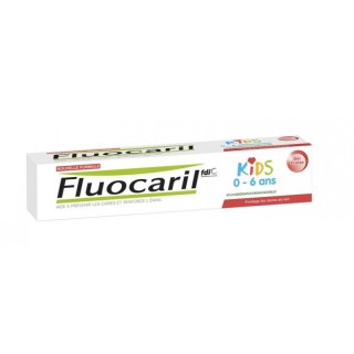 Fluocaril Kids Dentifrice gel fraise 0-6 ans - 50ml