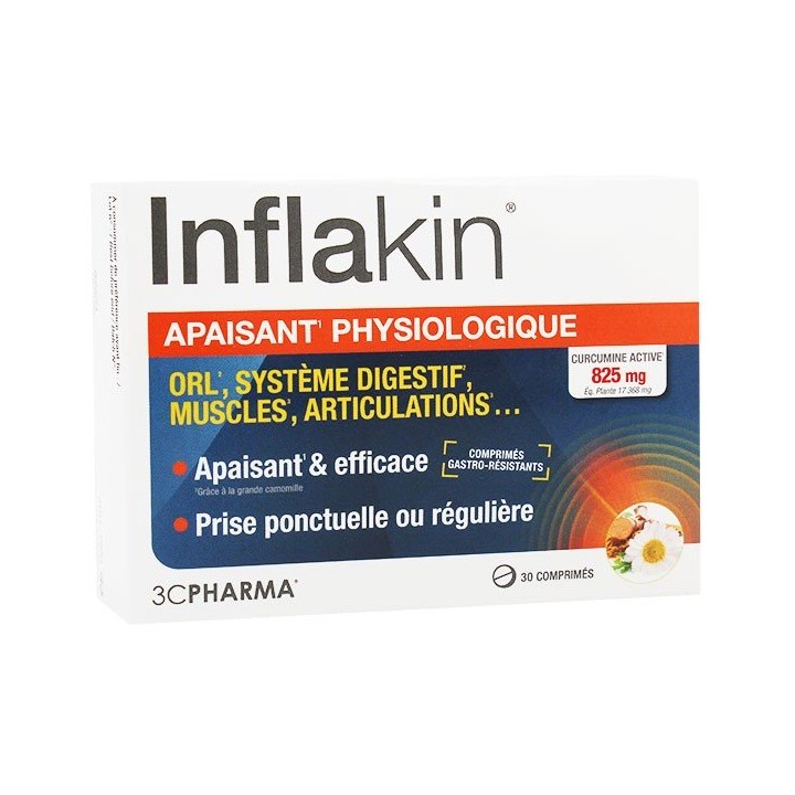 3C Pharma Inflakin Etats Inflammatoires 30 Comprimés