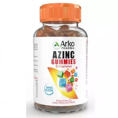 Gummies Croissance Azinc Junior Arkopharma - Fatigue générale - 60 gummies
