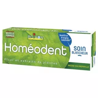 Dentifrice soin blancheur chlorophylle Homéodent Boiron - 75ml