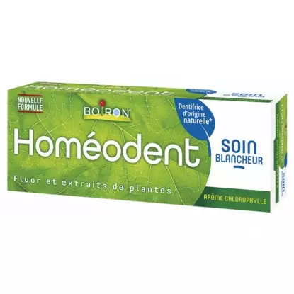Dentifrice soin blancheur chlorophylle Homéodent Boiron - 75ml