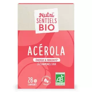 Nutrisanté Les Nutri'Sentiels Acérola 1000mg - 20 comprimés