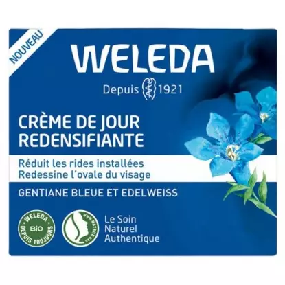 Crème de jour redensifiante Gentiane Bleue et Edelweiss Bio Weleda - 40ml